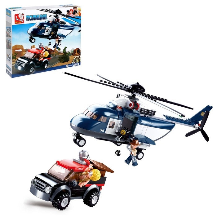 Конструктор Полиция &laquo;Погоня&raquo;, 285 деталей