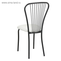 Стул "Лайт-1" Черный/белая рептилия