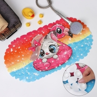 SPA-коврик для ванны на присосках &laquo;Котёнок на круге&raquo;, 36&times;69 см