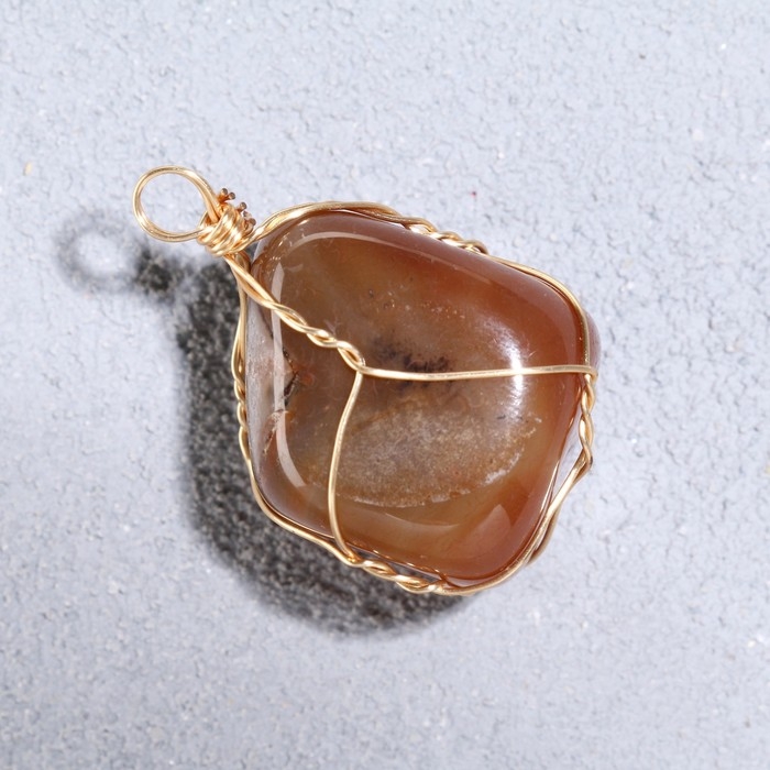 Брелок Брелок "Агат", в проволоке