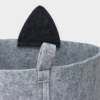 Корзина для хранения Funny &laquo;Котик&raquo;, цвет серый