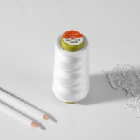 Нитки 45ЛЛ, 1500 м, цвет белый Нитки 45ЛЛ, 1500 м, цвет белый