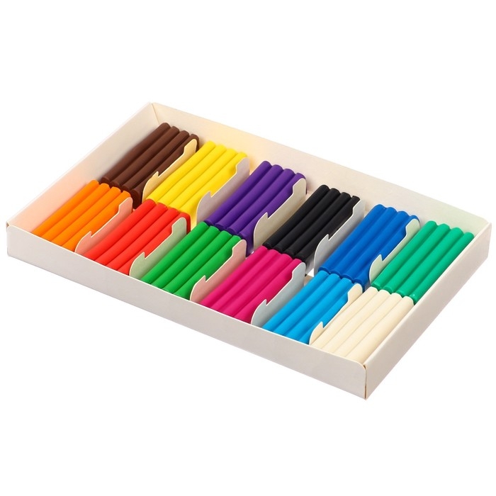 Пластилин 12 цветов 180 г &laquo;Чемпион&raquo;, Тачки