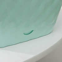 Горшок для цветов с поддоном &laquo;Классика&raquo;, 2 л, пластиковый, цвет мятный