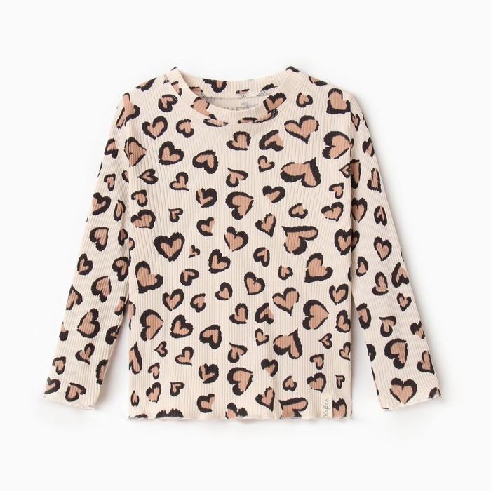 Футболка с длинным рукавом KAFTAN Leo love размер 38 (146-152см)