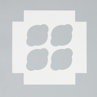 Коробка складная на 4 капкейка с окном «С Новым годом!», сладости, 16 х 16 х 10 см, Новый год Коробка складная на 4 капкейка с окном «С Новым годом!», сладости, 16 х 16 х 10 см, Новый год