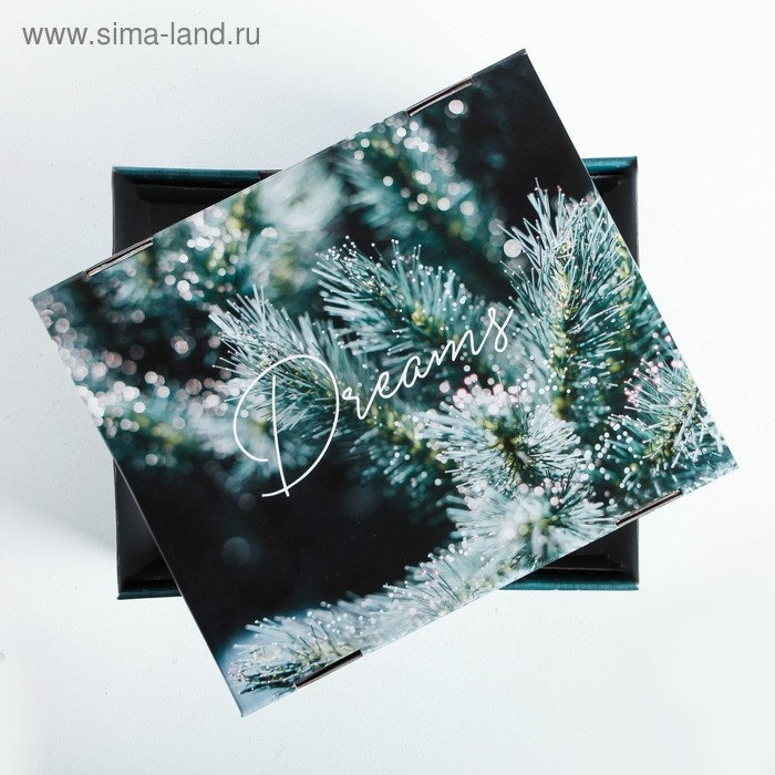 Коробка подарочная новогодняя складная &laquo;Dreams&raquo;, 31,2 х 25,6 х 16,1 см, Новый год