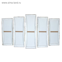 Модульная картина на подрамнике "Светлый город" 2-25х64, 2-25х71,1-25х80  125*80 см