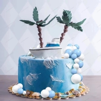 Набор топперов &laquo;Бусины&raquo;, набор 20 шт., цвет синий