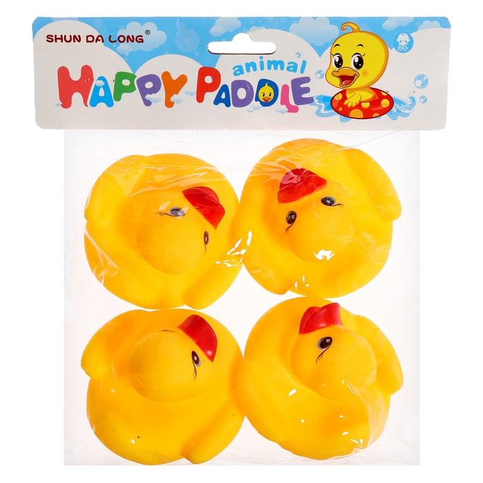 Набор игрушек для ванны &laquo;Утята-путешественники&raquo;, 4 предмета