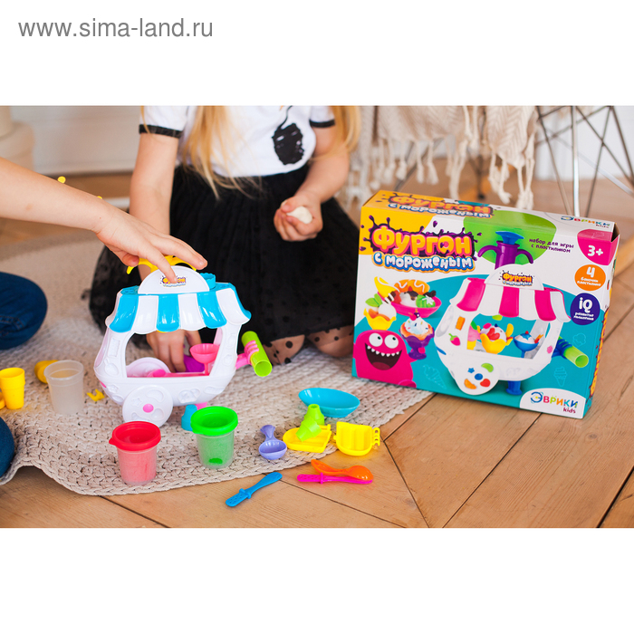 Набор для игры с пластилином &laquo;Фургон с мороженым&raquo;