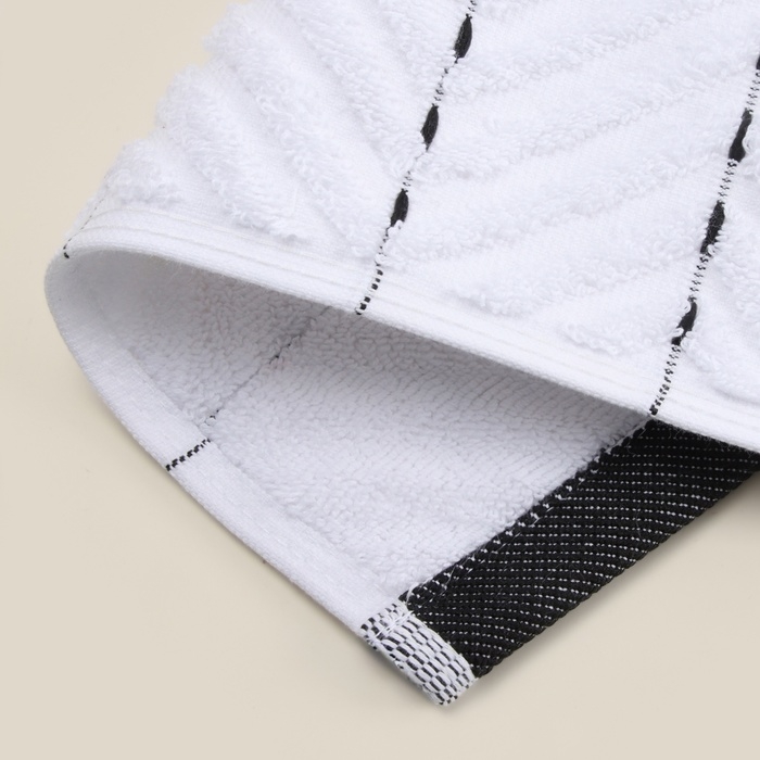 Коврик махровый SL HOME: Lines Коврик махровый SL HOME: Lines "Блан де Блан" 50х70 см, 100% хлопок, 750 г/м2