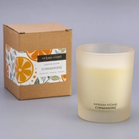 Свеча ароматическая в стекле "CINNAMORE", апельсин, корица и ваниль, 200 г Свеча ароматическая в стекле "CINNAMORE", апельсин, корица и ваниль, 200 г