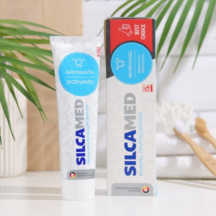 Зубная паста SILCAMED Биоэмаль, 130 г Зубная паста SILCAMED Биоэмаль, 130 г