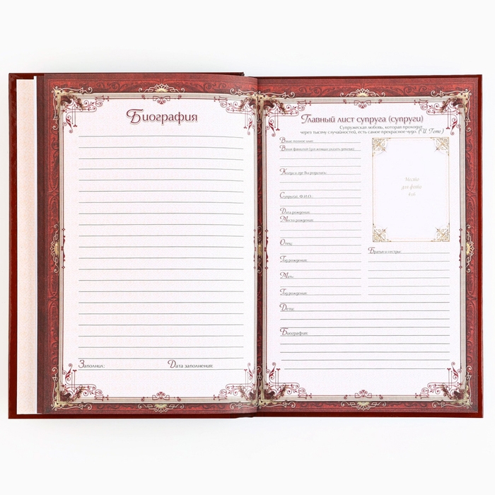 Родословная новогодняя книга с пером в шкатулке &laquo;Новый год: Каждый день&raquo;, 26 х 8 х 27 см, набор