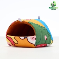 Домик для грызунов "ЛЕВ", желтый Домик для грызунов "ЛЕВ", желтый