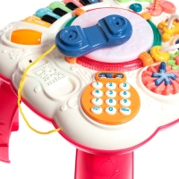 Развивающий столик, световые и звуковые эффекты, цвет красный Развивающий столик, световые и звуковые эффекты, цвет красный