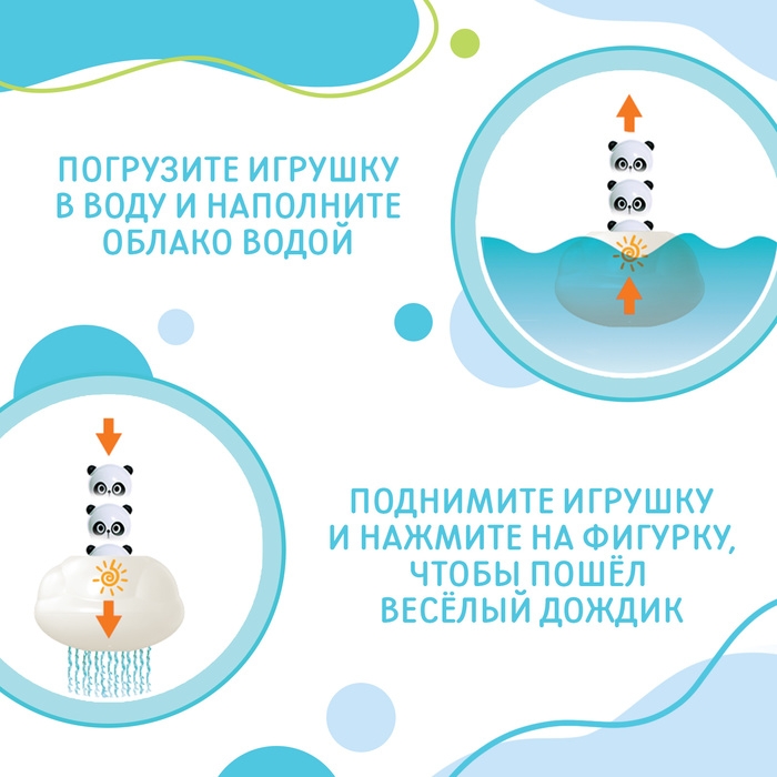 Игрушка для купания в ванной &laquo;Брызгалки: Панда&raquo;