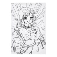 Картина по номерам для детей &laquo;Сияющая девочка&raquo;, 20 х 30 см