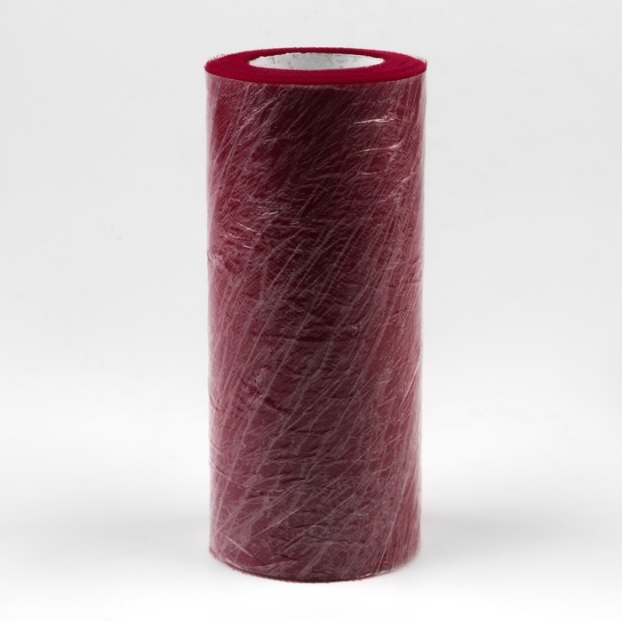 Фатин, 15 см, 11 ± 1 г/кв.м, 23 ± 1 м, цвет бордовый №33 Фатин, 15 см, 11 ± 1 г/кв.м, 23 ± 1 м, цвет бордовый №33