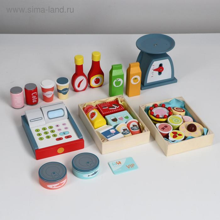 Продуктовая лавка &laquo;Мечта&raquo;, на колёсах, 74 &times; 30 &times; 102 см