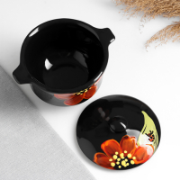 Бульонница с крышкой "Псковская" 0,5л / 11,5х13см, божья коровка Бульонница с крышкой "Псковская" 0,5л / 11,5х13см, божья коровка