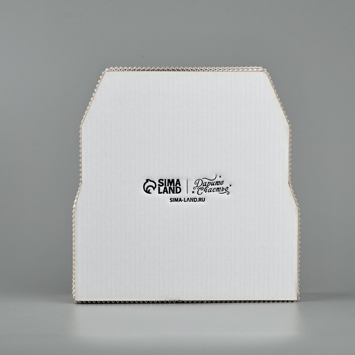 Коробка подарочная &laquo;Весёлые зверята&raquo;, 17 х 17 х 5 см