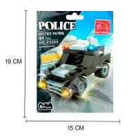 Конструктор &laquo;Полицейский джип&raquo;, 41 деталь