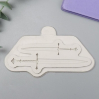 Молд силикон "Рыцарские мечи" 2 предмета 1х8х13,7 см Молд силикон "Рыцарские мечи" 2 предмета 1х8х13,7 см