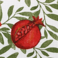 Полотенце Доляна "Гранаты" 28х46 см, 100% хлопок, вафля 160 г/м2