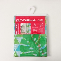 Штора для ванной Доляна &laquo;Фламинго&raquo;, 180&times;180 см, EVA