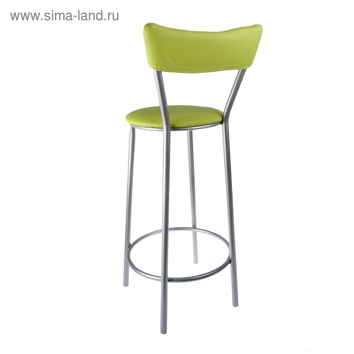 Стул барный с мягкой спинкой, Оливковый