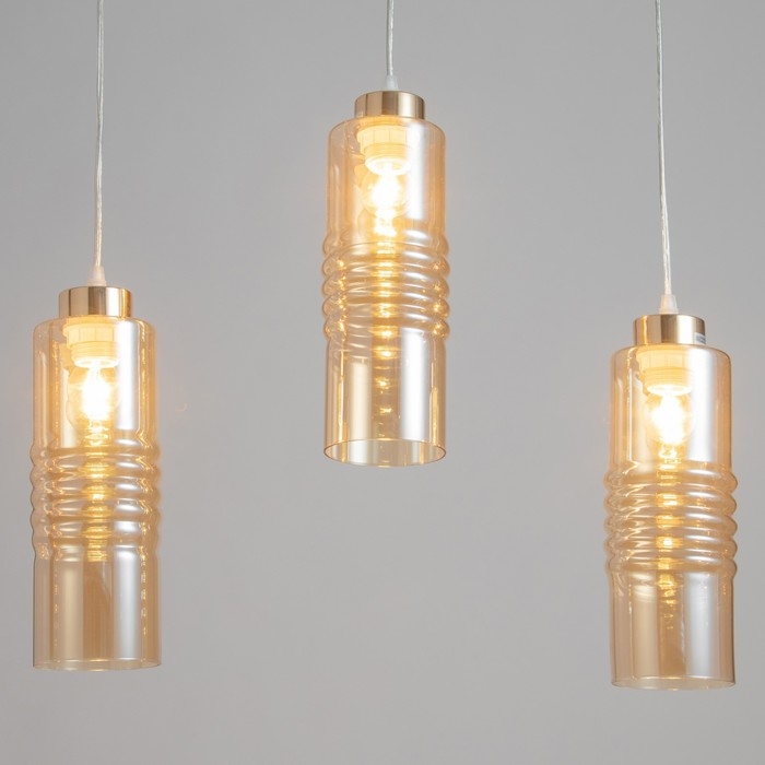 Светильник ЭкономСвет Brigitte 3х40Вт Е27 золото 56,5х10х80(30)см Светильник ЭкономСвет Brigitte 3х40Вт Е27 золото 56,5х10х80(30)см