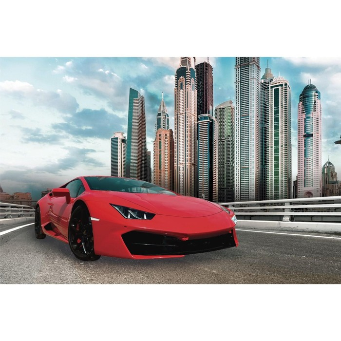 Алмазная мозаика на подрамнике с частичным заполнением «Гоночная машина», 20 x 30 см Алмазная мозаика на подрамнике с частичным заполнением «Гоночная машина», 20 x 30 см