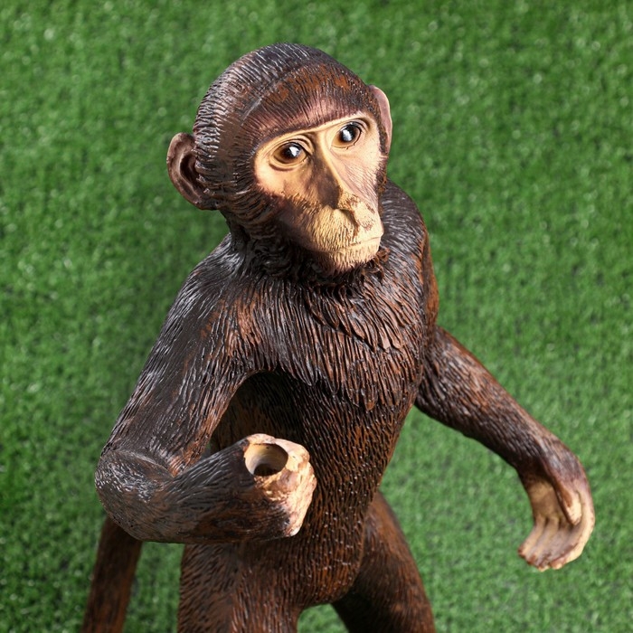 Садовая фигура Садовая фигура "Обезьяна под светильник" 53х23х30см