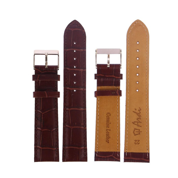 Ремешок для часов, мужской, 22 мм, запряжник 85 мм, горт 125 мм, натуральная кожа Ремешок для часов, мужской, 22 мм, запряжник 85 мм, горт 125 мм, натуральная кожа