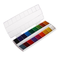 Акварель 18 цветов ErichKrause ArtBerry "Премиум", с УФ-защитой, с увеличенными кюветами XXL, пластик, европодвес, без кисти