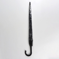 Зонт - трость полуавтоматический «Клетка», 8 спиц, R = 54/60 см, D = 120 см, цвет чёрный Зонт - трость полуавтоматический «Клетка», 8 спиц, R = 54/60 см, D = 120 см, цвет чёрный