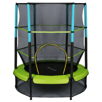 Батут ONLYTOP, d=140 см, высота сетки 125 см, цвет зелёный Батут ONLYTOP, d=140 см, высота сетки 125 см, цвет зелёный