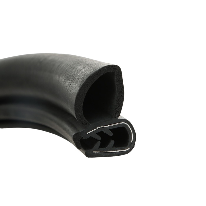 Уплотнитель двери в автомобиль, О-образный, с металлическим сердечником, 5 м, черный Уплотнитель двери в автомобиль, О-образный, с металлическим сердечником, 5 м, черный