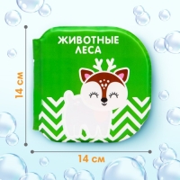 Набор книжек - игрушек для ванны &laquo;Мир вокруг нас&raquo;, водная раскраска, 3 шт., Крошка Я
