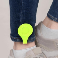 Светоотражающая клипса на магните, 5 &times; 15 см, цвет жёлтый