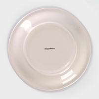 Тарелка керамическая обеденная Доляна &laquo;Морской мир&raquo;, d=27 см, цвет красный