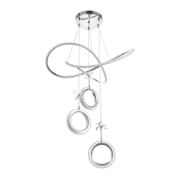 Светильник с ПДУ "Лаурен" LED 130Вт 3000-6000К серебро 53х53х100 см