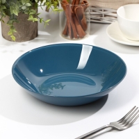 Тарелка cуповая «Дымчатый аметист», d=20.8 см, цвет синий Тарелка cуповая «Дымчатый аметист», d=20.8 см, цвет синий