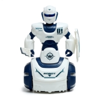Робот &laquo;Шунтик&raquo;, русское озвучивание, световые эффекты, работает от батареек