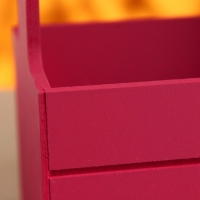 Набор кашпо деревянных 3 в 1 (29×18×33; 25×15×30; 21×12×23) "Аром", Бордо Набор кашпо деревянных 3 в 1 (29×18×33; 25×15×30; 21×12×23) "Аром", Бордо