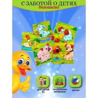 Пазл магнитный «Кто живёт на ферме?» Пазл магнитный «Кто живёт на ферме?»