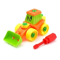 Конструктор винтовой «Трактор», 21 деталь, цвета МИКС Конструктор винтовой «Трактор», 21 деталь, цвета МИКС