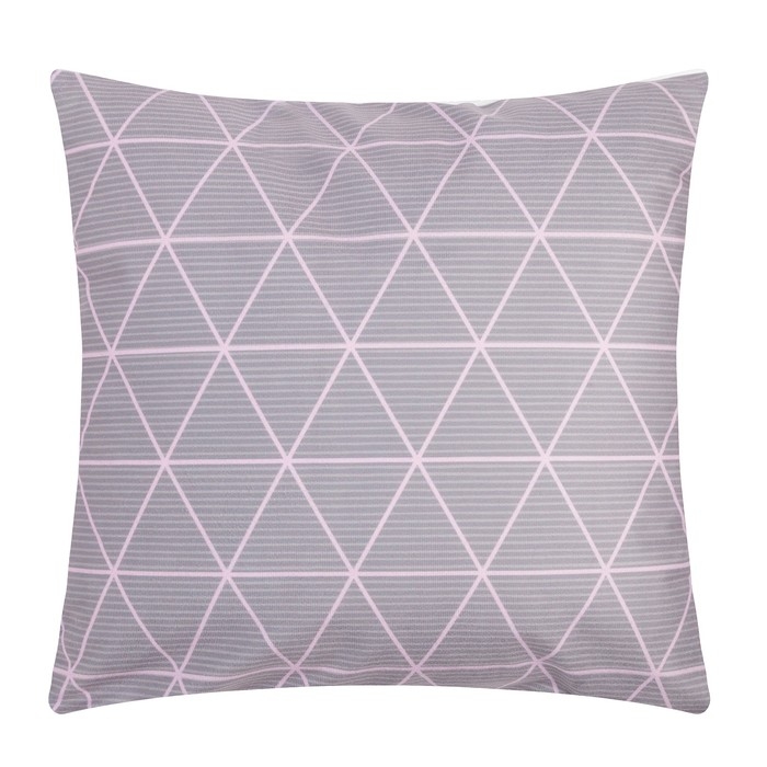 Наволочка декоративная Этель &laquo;Геометрия&raquo; 40х40 см, велюр, 100% п/э